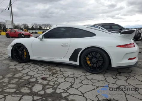 2014 Porsche 911 Gt3 z USA, uszkodzony, nr VIN WP0AC2A91ES183473